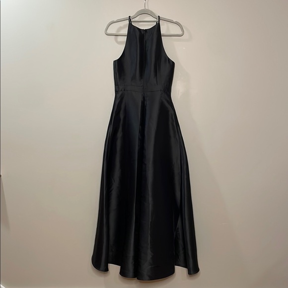 Lulus Black High-Low Tiered Halter Dress Size Small - Picture 15 of 16